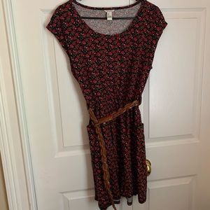 ☆ forever 21 floral dress size L ☆